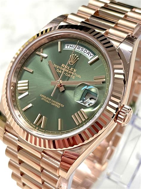 gold and rose gold rolex|rolex rose gold day date.